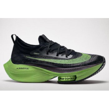 2020 Nike Air Zoom Alphafly NEXT% Black Volt Shoes